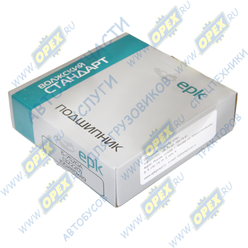 6-7520A Подшипник 100x180x49 ролик.радиал.конич. 1-ряд. IVECO EuroStar LD 190 E 38 P 93'-02 '8460.41L TCA 276Kv / 375Ls 9500Sm3 Diesel Truck c Flatbed / Chass; задней/МАЗ/ Волжский Стандарт